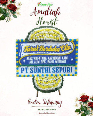 Papan Bunga Duka di Nanggeleng
